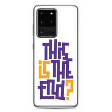 IS/THIS IS THE END? Purple Yellow Samsung Phone Case