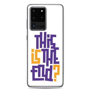 IS/THIS IS THE END? Purple Yellow Samsung Phone Case