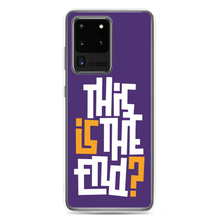 IS/THIS IS THE END? Purple Yellow Reverse Samsung Phone Case