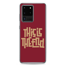 THIS IS THE END? Burgundy Samsung Phone Case