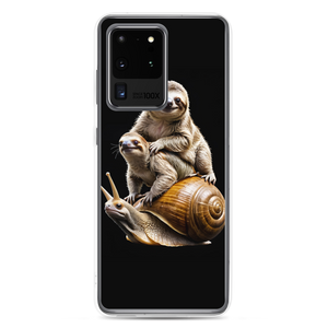 Sloth Riding A Snail Samsung Case