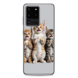 Funny Tripple Cats Samsung Case