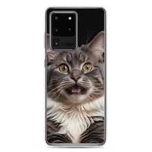 Shocked Cat Face Samsung Case