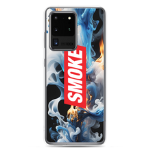 Blue Smoke Fire Samsung Case