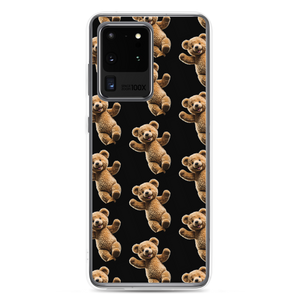 Happy Teddy Bear Pattern Samsung Case