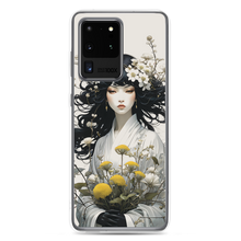 Oriental Lady with Yellow Flowers Samsung Case