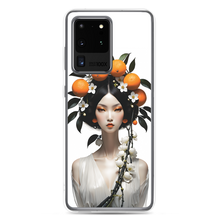 Beauty Lady with Orange Fruits Samsung Case