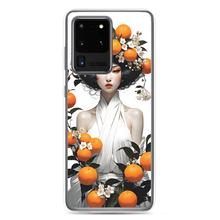 Oriental Lady with Orange Fruits Samsung Case