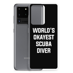 World's Okayest Scuba Diver Clear Case for Samsung®