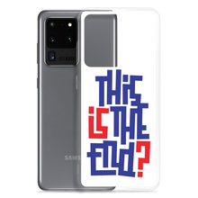 IS/THIS IS THE END? Navy Red Samsung Phone Case