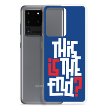 IS/THIS IS THE END? Navy Blue Reverse Samsung Phone Case