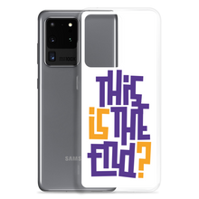 IS/THIS IS THE END? Purple Yellow Samsung Phone Case