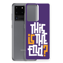 IS/THIS IS THE END? Purple Yellow Reverse Samsung Phone Case