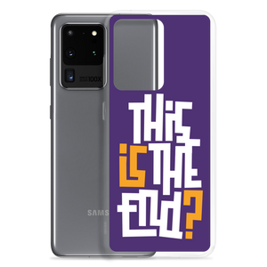 IS/THIS IS THE END? Purple Yellow Reverse Samsung Phone Case