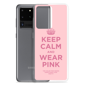 Keep Calm and Wear Pink Samsung® Phone Case