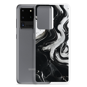 Black and White Fluid Samsung® Phone Case