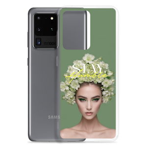 Stay Humble Female Flower Art Samsung® Phone Case