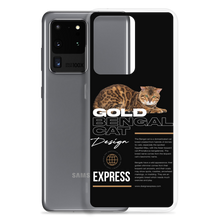 Gold Bengal Cat Samsung Case