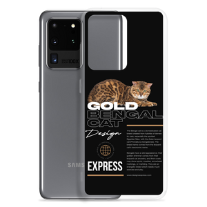 Gold Bengal Cat Samsung Case