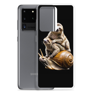 Sloth Riding A Snail Samsung Case