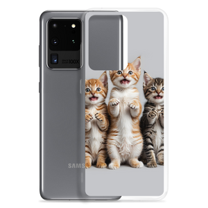 Funny Tripple Cats Samsung Case