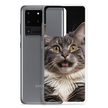 Shocked Cat Face Samsung Case