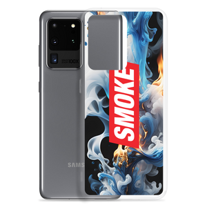 Blue Smoke Fire Samsung Case