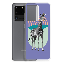 Giraffe Zebra Purple Samsung Case