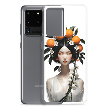 Beauty Lady with Orange Fruits Samsung Case