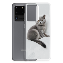 Relaxing British Shorthair Cat Samsung Case