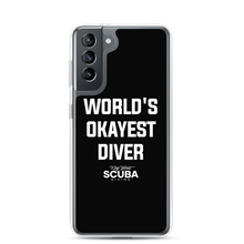 World's Okayest Diver Clear Case for Samsung®