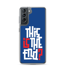 IS/THIS IS THE END? Navy Blue Reverse Samsung Phone Case