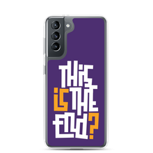 IS/THIS IS THE END? Purple Yellow Reverse Samsung Phone Case