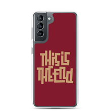 THIS IS THE END? Burgundy Samsung Phone Case