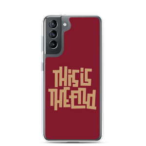 THIS IS THE END? Burgundy Samsung Phone Case