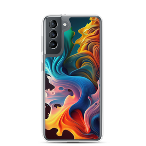 Colorful Swirl Background Samsung® Phone Case