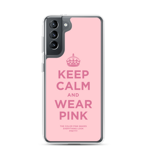 Keep Calm and Wear Pink Samsung® Phone Case