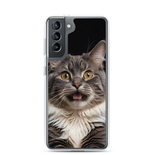 Shocked Cat Face Samsung Case