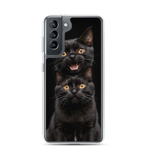 Two Black Cats Follows Samsung Case