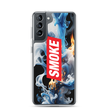 Blue Smoke Fire Samsung Case