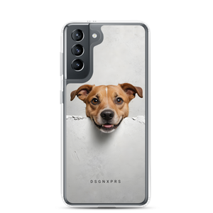 Smile Dog Peep Samsung Case