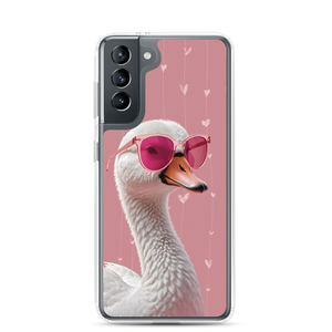 Cute Pink Swan Samsung Case