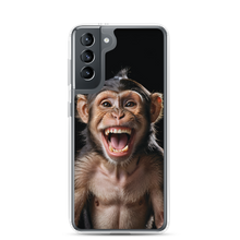 Happy Monkey Black Samsung Case