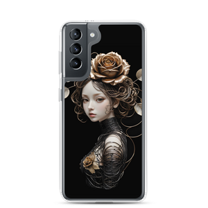 Lady Rose Copper Wire Art Samsung Case