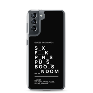 Guess The Word (Funny) Samsung Case