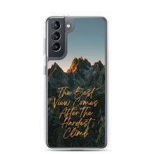 The Best View Comes Samsung Case