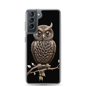 Owl Copper Art Samsung Case