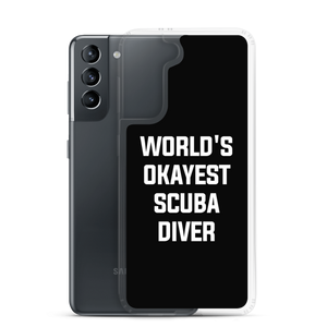 World's Okayest Scuba Diver Clear Case for Samsung®