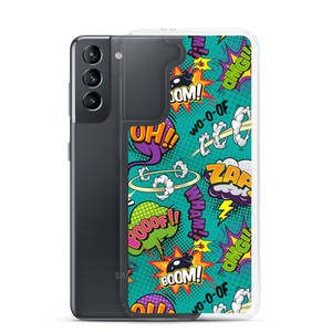 Comic Text Pattern Samsung Case