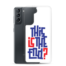 IS/THIS IS THE END? Navy Red Samsung Phone Case